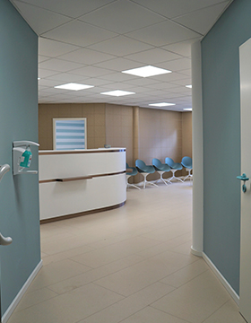 Interior Design - Arztpraxis Wartebereich